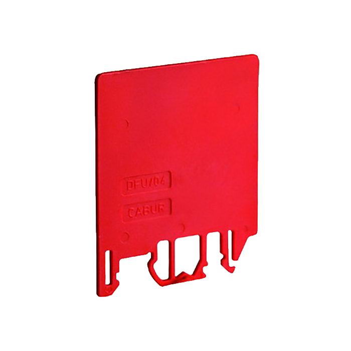 Дкс / dkc zdu04r, dfu/4/rosso разделитель/изолятор цветной