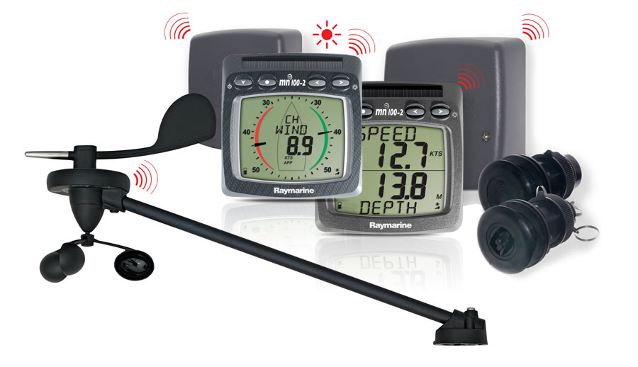 Raymarine speed, depth, wind & wireless system & nmea system