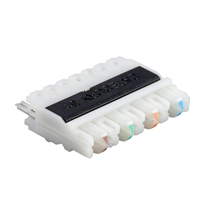 Hyperline 110c-m-4p-c6, модуль 4-парный