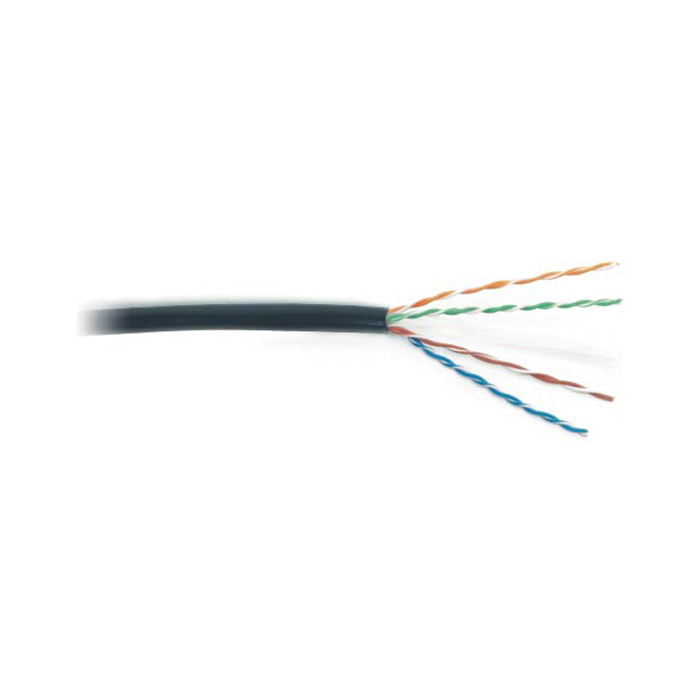 Hyperline utp4-c6-solid-outdoor-lszh-bk-500, кабель витая пара