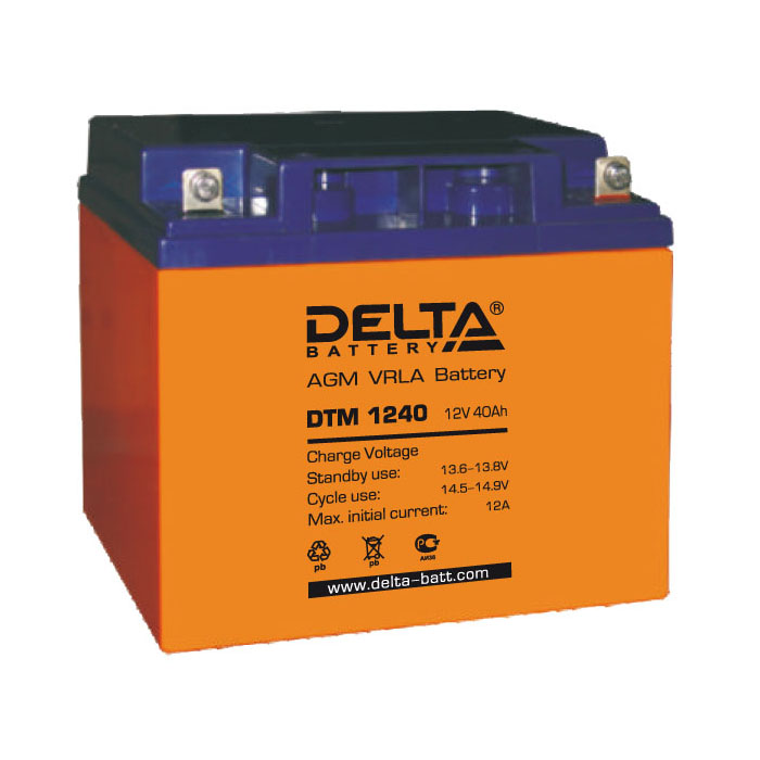 Delta dtm 1240, аккумулятор