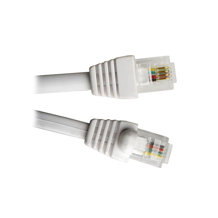 Hyperline pcm-rj12-rj12-2m-wh, патч-корд