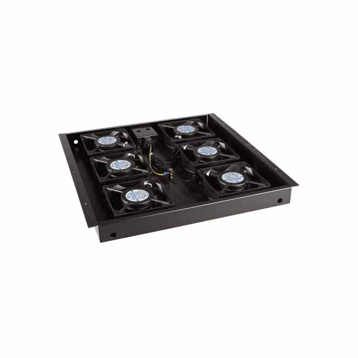 Hyperline tfat-tc1000-6-ral9004, вентиляторный модуль
