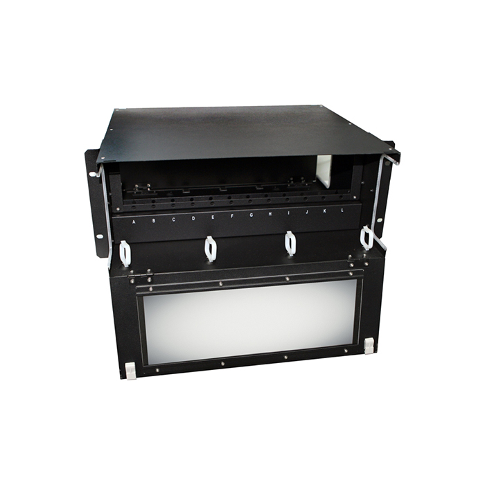 Hyperline fo-19bx-4u-f2-12хslt-w120h32-emp, патч-панель