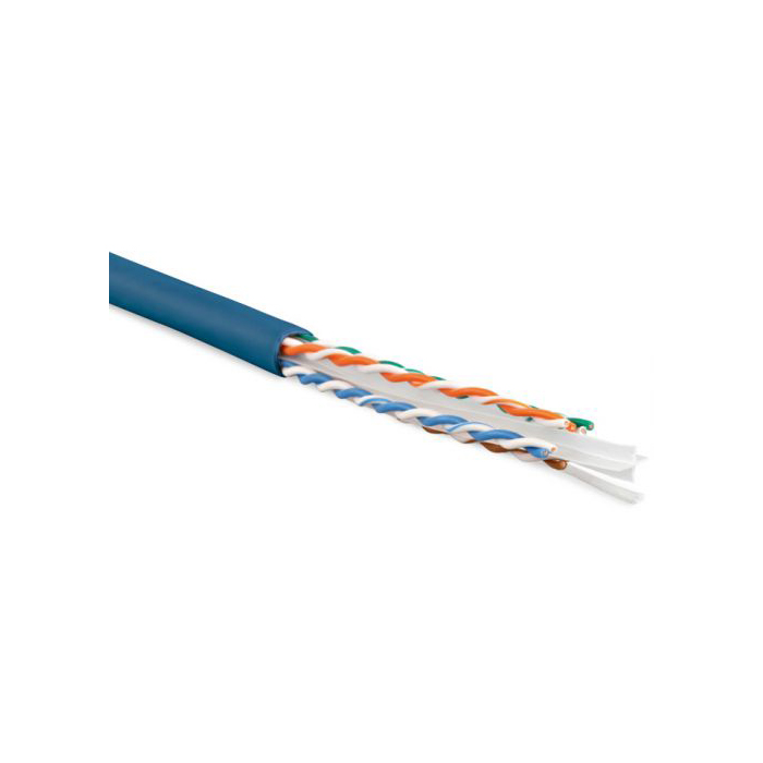 Hyperline uutp4-c6-s23-in-pvc-bl-305 , кабель витая пара