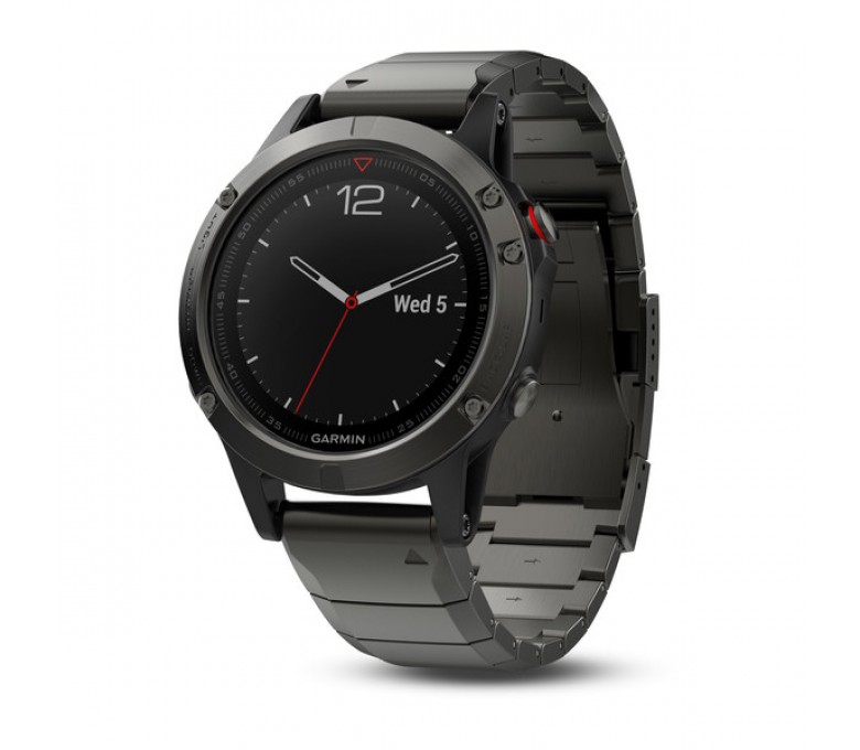 Garmin fenix 5 sapphire slate gray with metal band GPS
