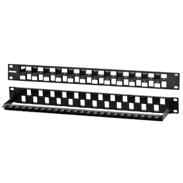 Hyperline ppbl3-19-24s-rm, патч-панель модульная