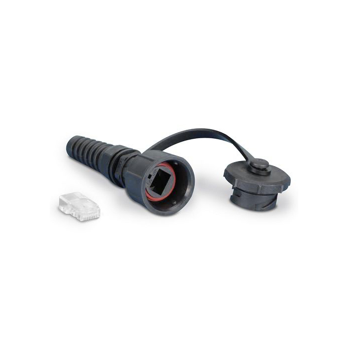 Hyperline plug-ie-8p8c-p-c5e-sh, разъем промышленнный