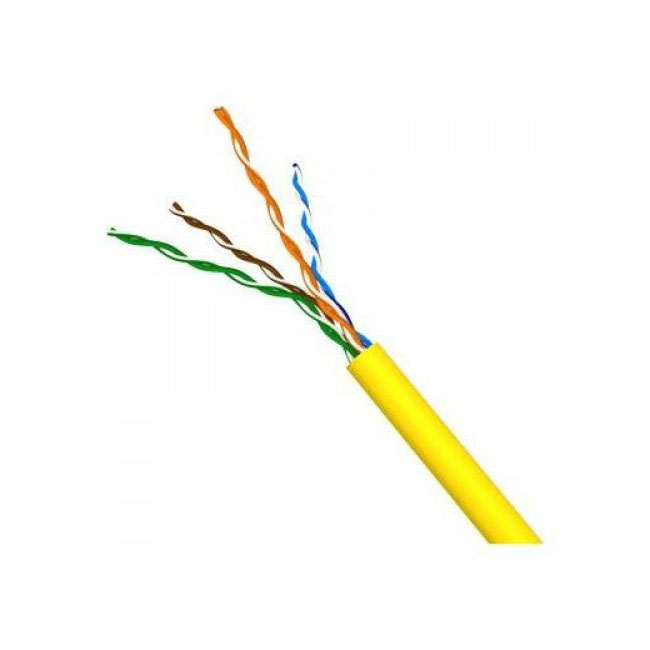Hyperline utp4-c5e-solid-yl-305, кабель витая пара