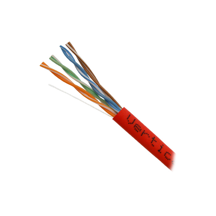 Hyperline utp4-c5e-solid-rd , кабель витая пара
