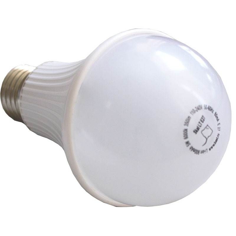 Skat led-220 e27, лампа светодиодная c li-ion аккумулятором