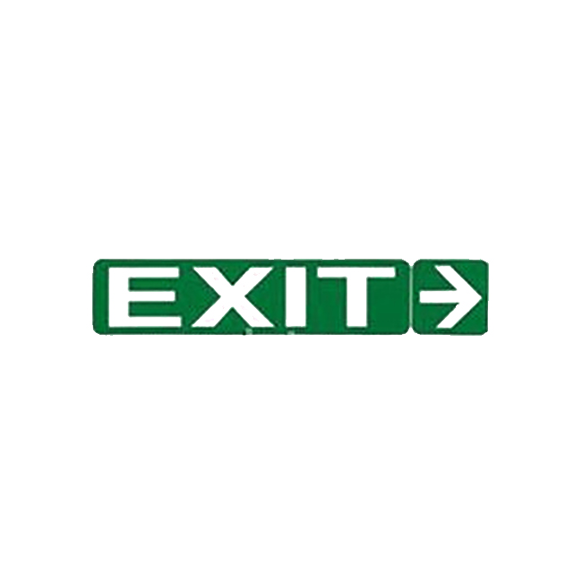 Legrand 060958, наклейка exit со стрелкой