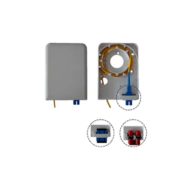 Hyperline fo-wbl-ftth-1dlc-plc, бокс-розетка оптический настенный