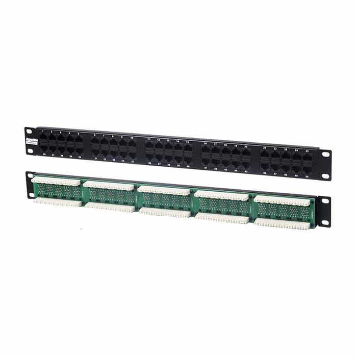 Hyperline pp-19-50t-8p8c-c2-110d, патч-панель