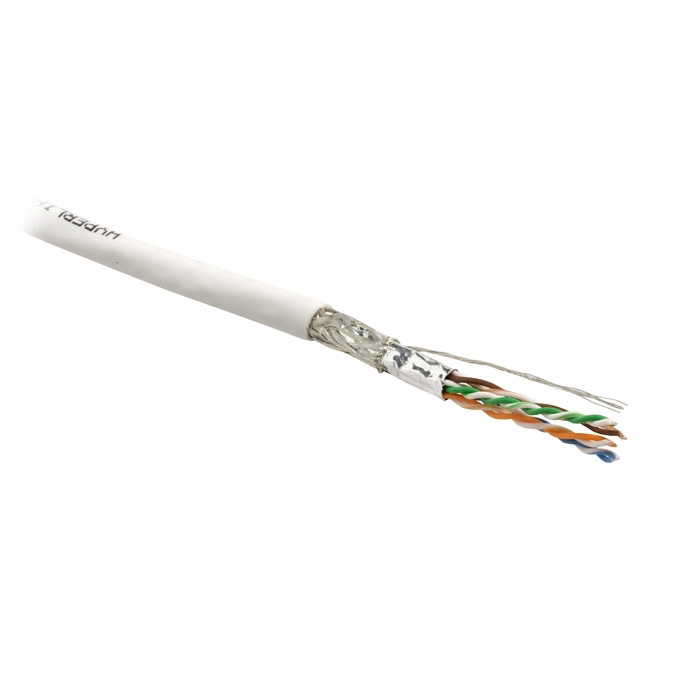 Hyperline sfutp4-c6-p26-in-lszh-gy-500, кабель витая пара