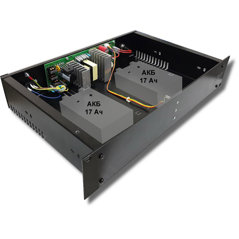Скат-2400и7 rack, источник вторичного электропитания резервированный