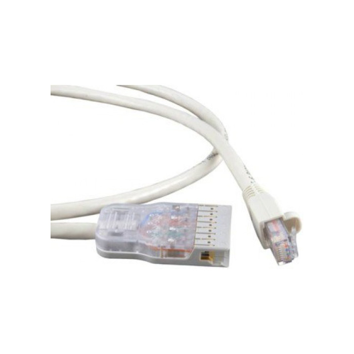 Hyperline pc-110-rj45-4p-c6-3m-gy, патч-корд