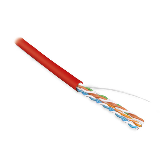 Hyperline uutp4-c5e-s24-in-pvc-rd-305 , кабель витая пара