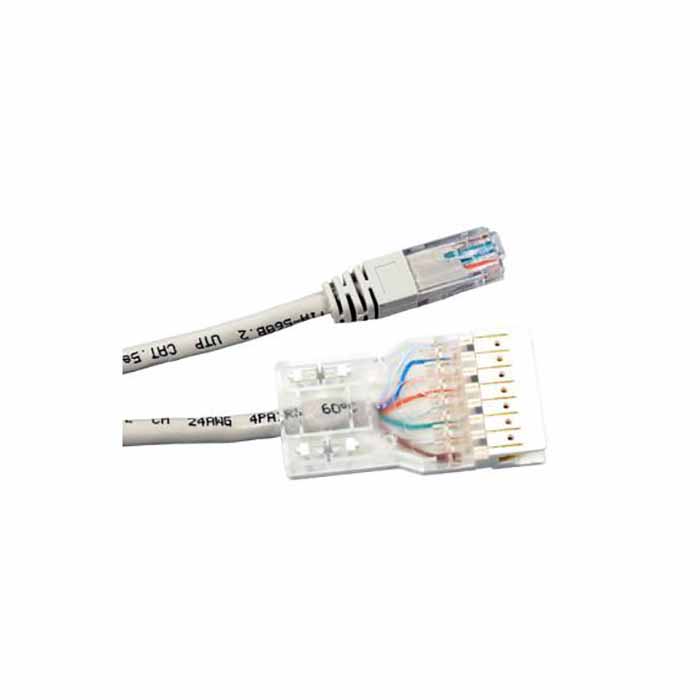 Hyperline pc-110-rj45-4p-c5e-1m-gy, патч-корд