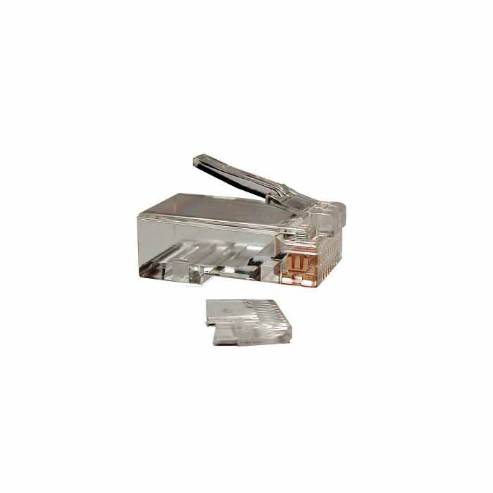 Hyperline plug-8p8c-uv-c5-100, разъем rj-45