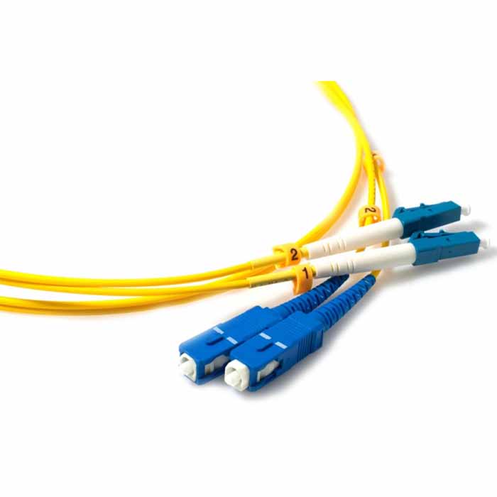 Hyperline fc-s2-50-lc/ur-sc/ur-h-1.5m-lszh-or, патч-корд волоконно-оптический