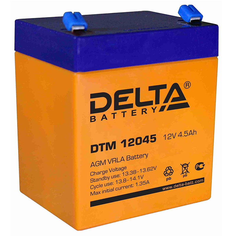 Delta dtm 12045, аккумулятор