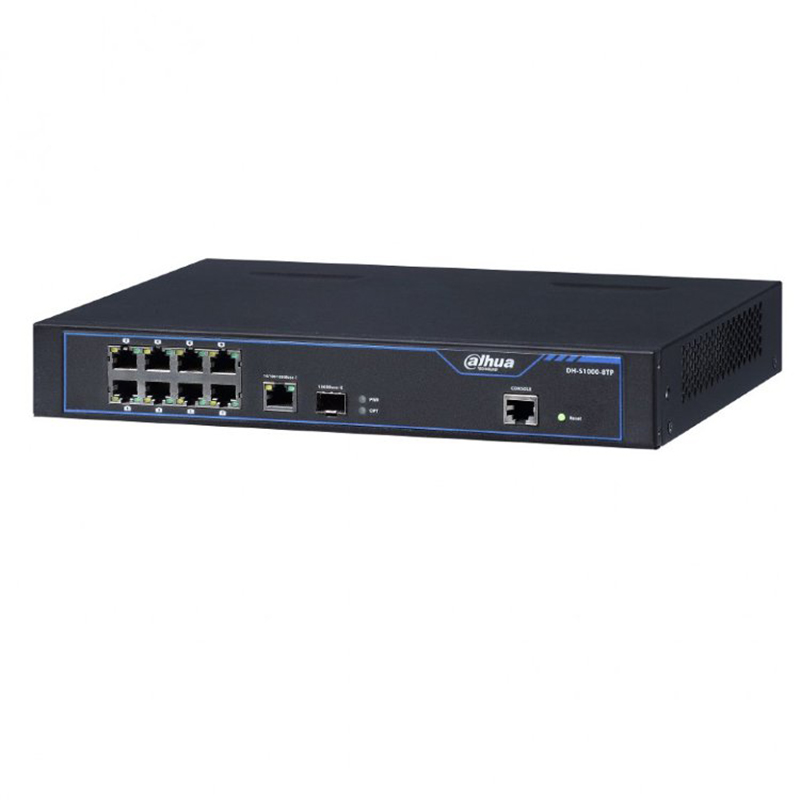 Dh-s1000-8tp, 8-портовый коммутатор