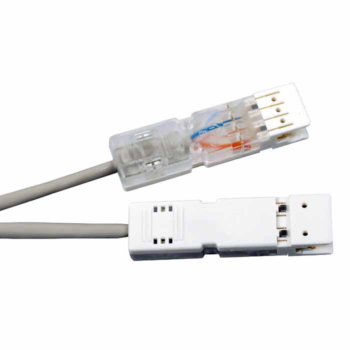 Hyperline pc-110-110-2p-c5-1m-gy, патч-корд