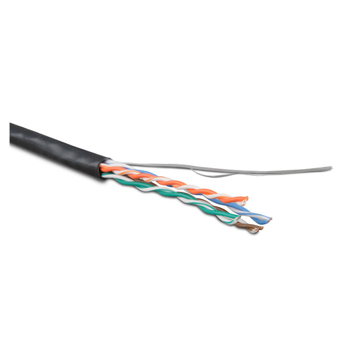 Hyperline utp4-c5e-solid-outdoor-40-88, кабель витая пара