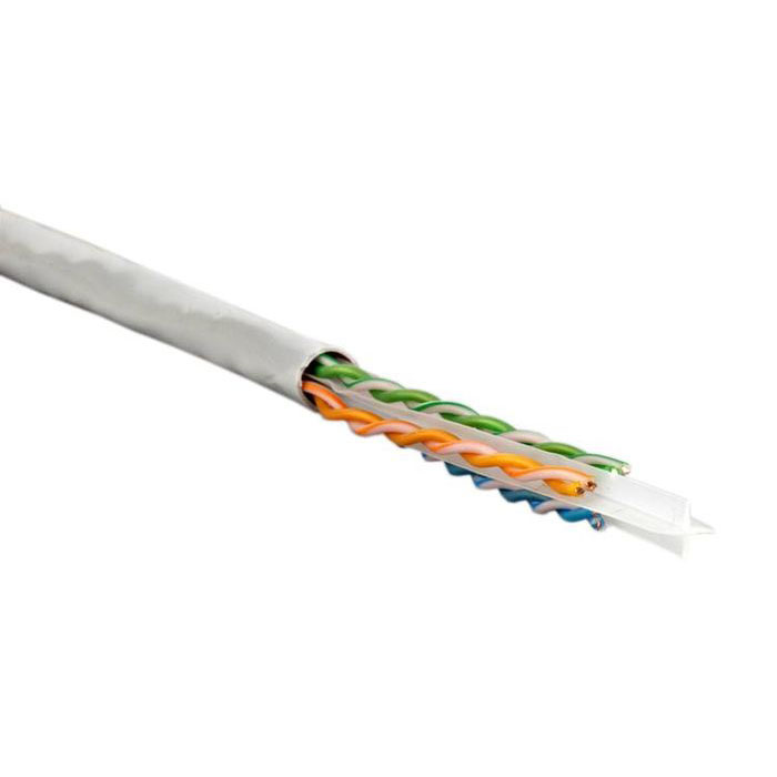 Hyperline utp4-c6-solid-lszh, кабель витая пара
