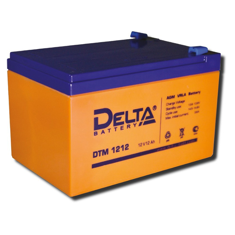 Delta dtm 1212, аккумулятор