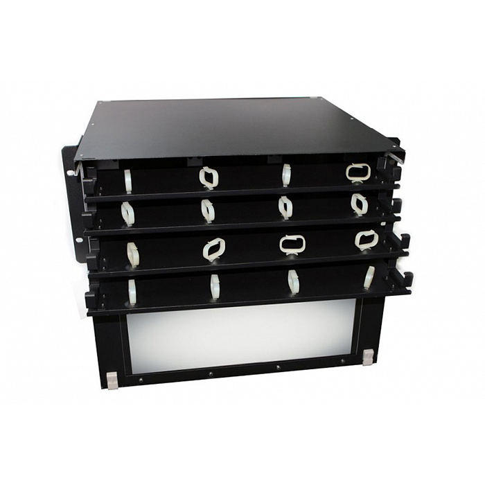 Hyperline fo-19bx-4u-d1-12хslt-w120h32-emp, патч-панель