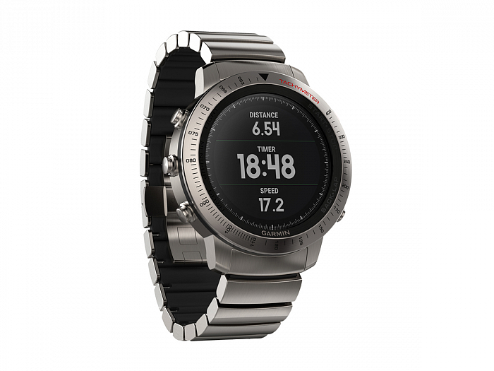 Garmin fenix chronos титановый с титановым браслетом