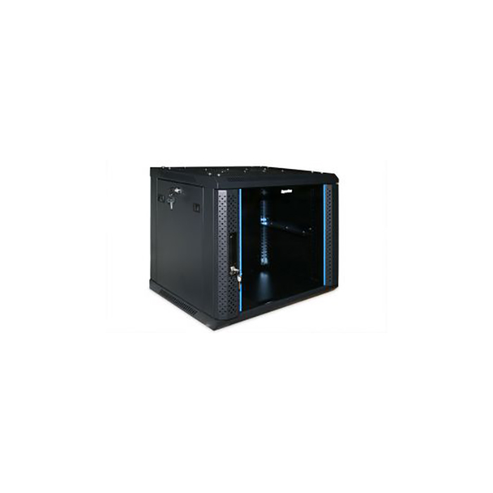 Hyperline twfs-fc-1845-gp-ral9004, шкаф настенный