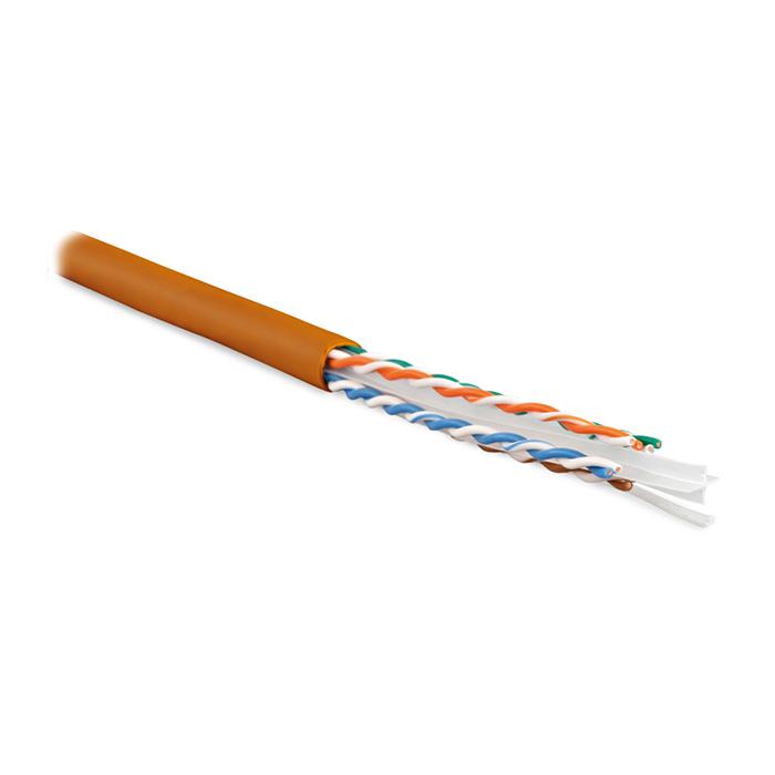 Hyperline uutp4-c6-s23-in-lszh-or-305 , кабель витая пара