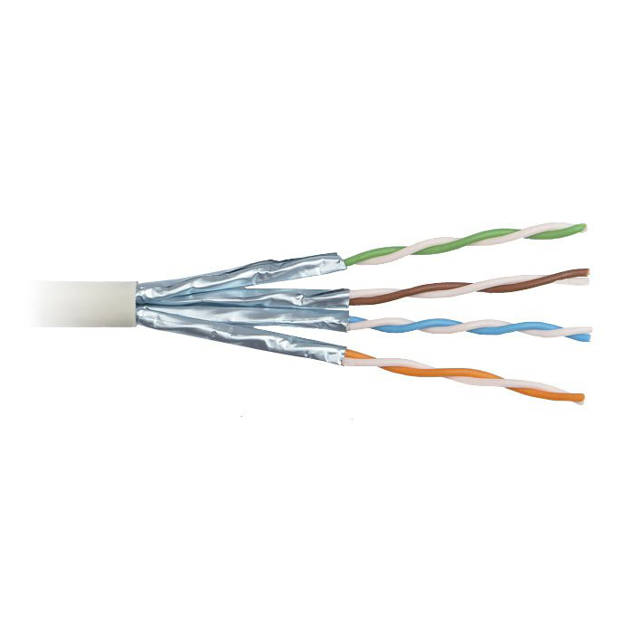 Hyperline uutp4-c6a-s23-in-lszh-gy-305, кабель витая пара