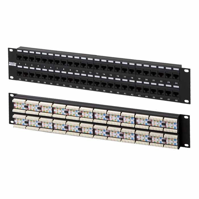 Hyperline pp-19-48-8p8c-c5e-110d, патч-панель