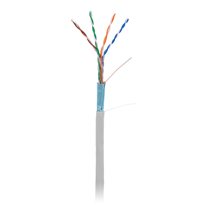 Ec-uf004-5e-pvc-gy, кабель витая пара экранированный 305 метров