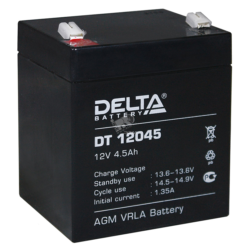 Delta dt 12045, аккумулятор