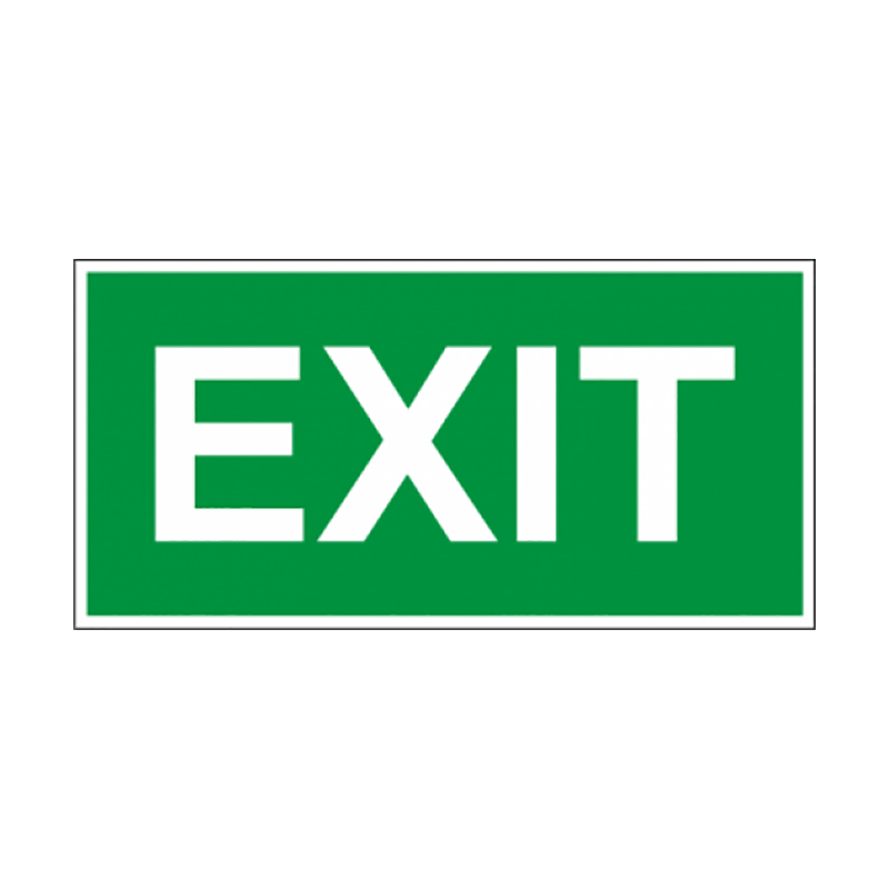 Legrand 60956, наклейка exit