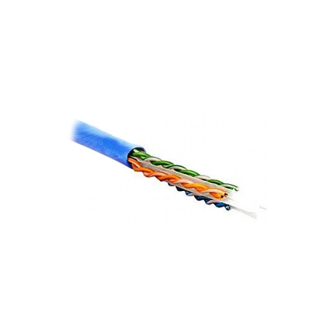 Hyperline utp4-c6-solid-bl-305, кабель витая пара