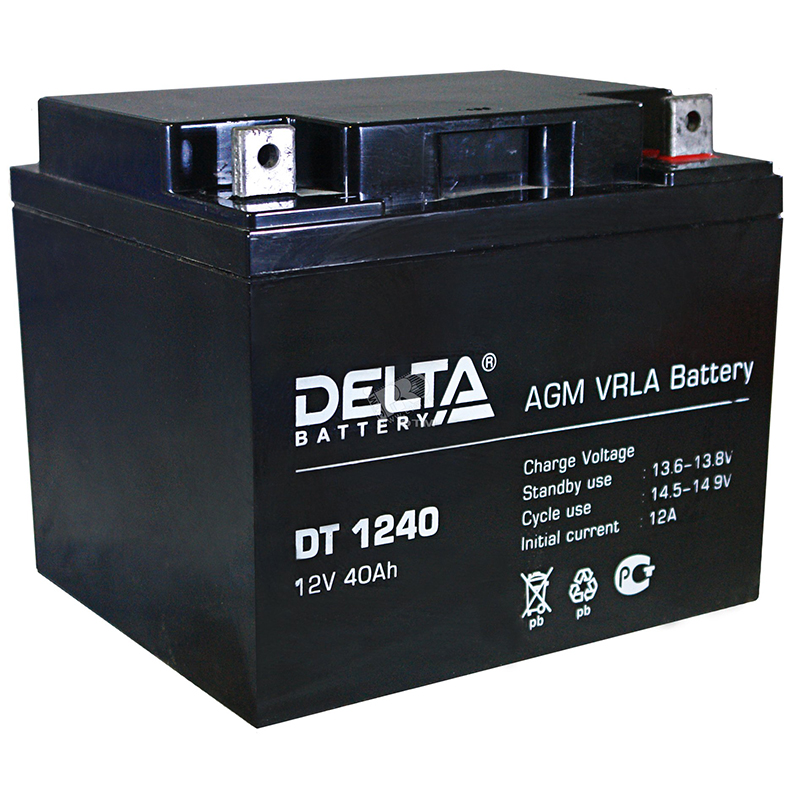 Delta dt 1240, аккумулятор