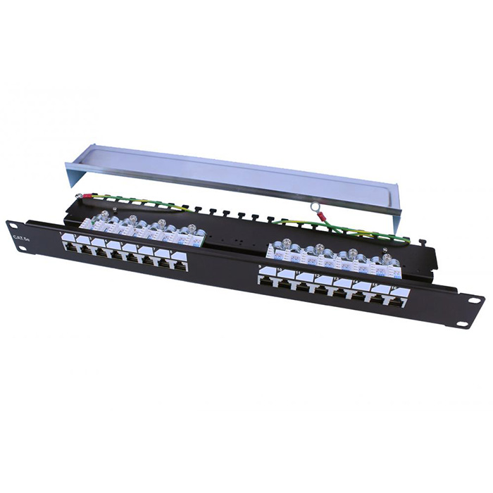 Hyperline pp3-19-16-8p8c-c5e-110d, патч-панель
