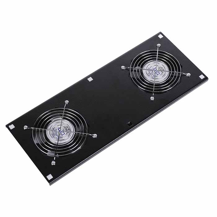Hyperline tfat-tc600-2-ral9004, вентиляторный модуль