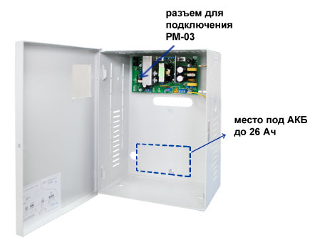 Скат-1200д исп.2, источник вторичного электропитания резервированный