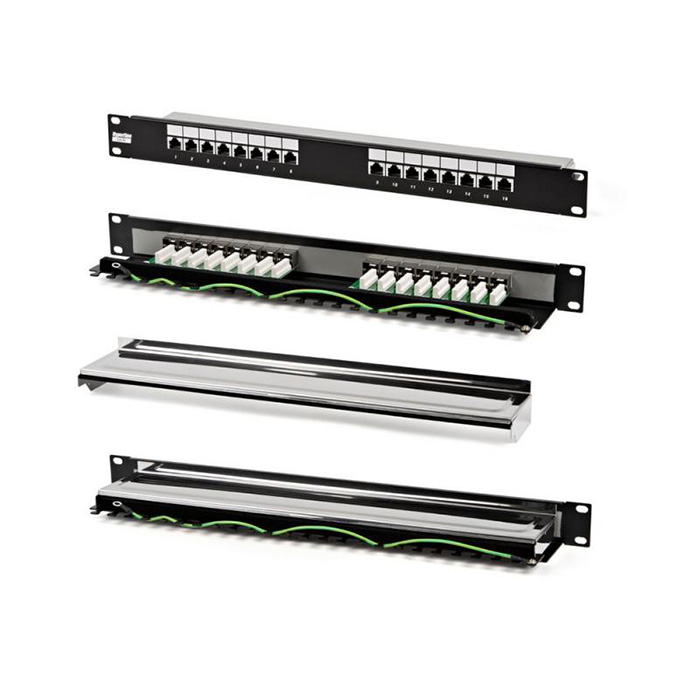 Hyperline pp3-19-16-8p8c-c5e-sh-110d, патч-панель