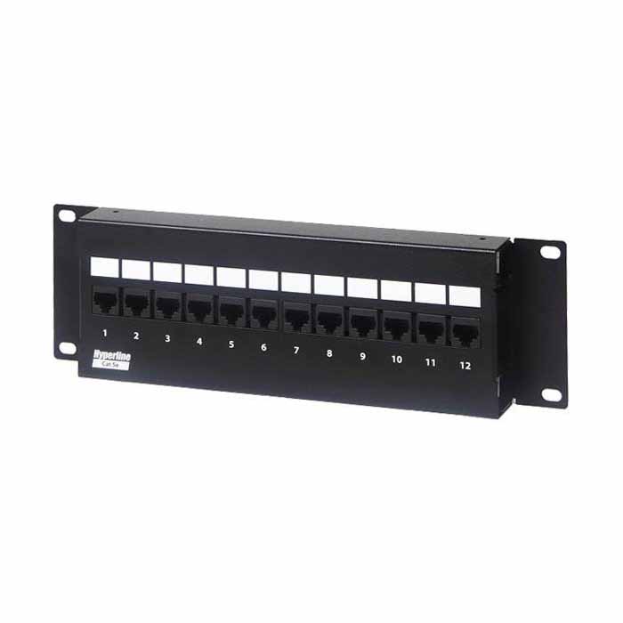 Hyperline ppw-12-8p8c-c5e-fr, патч-панель