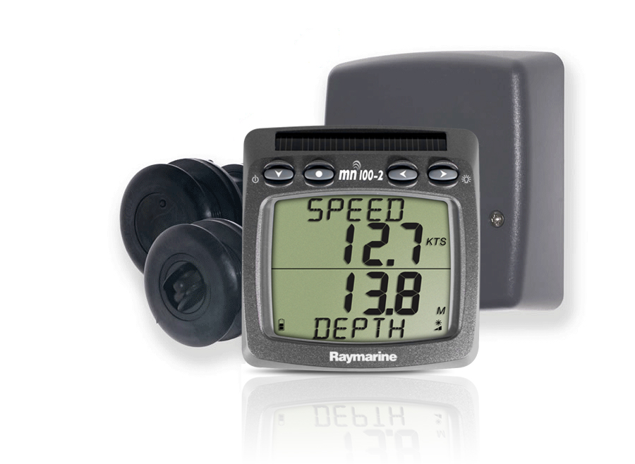 Raymarine speed & depth system with transom triducer (t111, t121, t915)