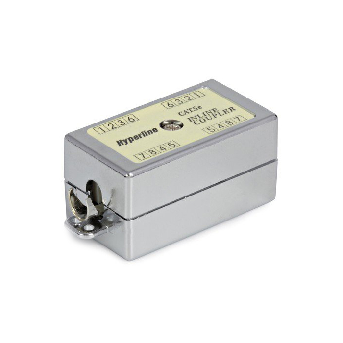 Hyperline ca-idc-c5e-sh-f-wh, проходной адаптер