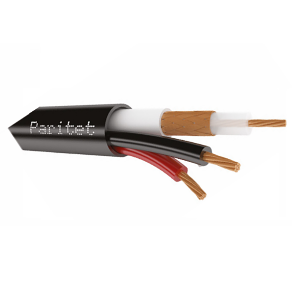 Квт-в-2 2*0.50, комбинированный кабель для систем видеонаблюдения